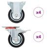vidaXL 8 st Wielen 75 mm