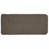 vidaXL Gestoffeerd hoofdbord Bruin en Taupe 160 cm Massief grenenhout
