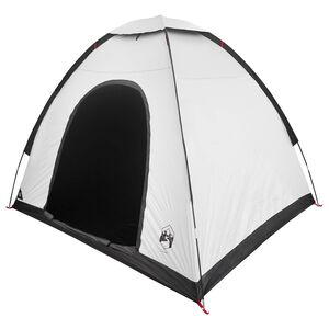 vidaXL Kamperen tent 2-persoons Wit Blackout