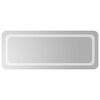 vidaXL LED Badkamer Spiegel Transparant 100 x 40 cm gehard glas