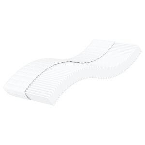 vidaXL Schuimmatras hardheid H2 H3 100x200 cm wit