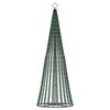 vidaXL LED-kerstboom 1028 LEDs kleurrijk 403 cm