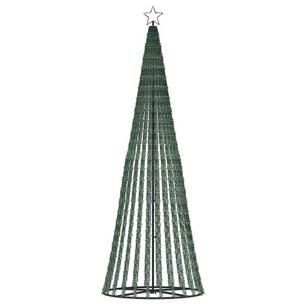 vidaXL LED-kerstboom 1028 LEDs kleurrijk 403 cm