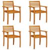 vidaXL Tuinstoelen 4 st 59x55x85 cm massief acaciahout