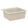 vidaXL Wasbak Beige 470 x 440 mm Graniet
