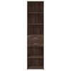 vidaXL Hoge kast 45x42,5x185 cm bewerkt hout bruin eikenkleurig