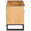 vidaXL TV-kast met lade Bruin 80 x 33 x 46 cm Massief Mango Hout