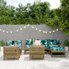 vidaXL 7-delige Loungeset ge&iuml;mpregneerd grenenhout