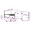 vidaXL Bedframe zonder matras massief grenenhout 150x200 cm
