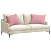 vidaXL Sofa Kussens 2 stuks Roze 70 x 50 cm Cordstof