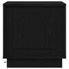 vidaXL Nachtkastje Zwart 44 x 34,5 x 45 cm Bewerkt hout