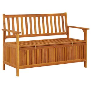 vidaXL Tuinopbergbank 120 cm massief acaciahout