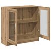 vidaXL Boekenkast 82,5x30,5x80 cm bewerkt hout artisanaal eikenkleurig