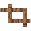 vidaXL Tv-meubelset Wandgemonteerd 10 pcs Oud Hout Bewerkt hout
