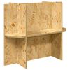 vidaXL Terrariumbasis met plank Bruin 60 x 30 x 50 cm OSB