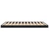 vidaXL Bedframe massief grenenhout zwart 135x190 cm