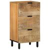 vidaXL Dressoir 40x33x75 cm massief mangohout bruin