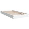 vidaXL Bedframe bewerkt hout wit 90x190 cm
