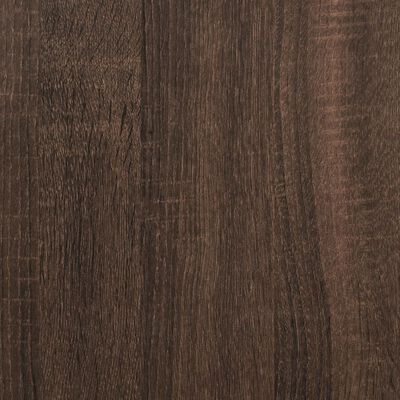 vidaXL Salontafel 60x60x31,5 cm bewerkt hout bruineikenkleurig