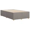 vidaXL Bedframe zonder matras 120x190 cm stof taupe