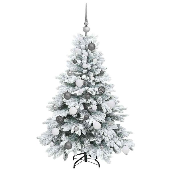 vidaXL Kunstkerstboom met 150 LED met standaard Wit 120 cm PE en PVC