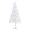 vidaXL Kunstkerstboom hoek 240 cm PVC wit