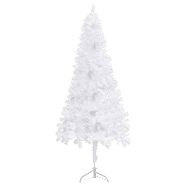 vidaXL Kunstkerstboom hoek 240 cm PVC wit