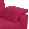 vidaXL Loveseat Sofa Wijnrood 160x77x82 cm Fluweel