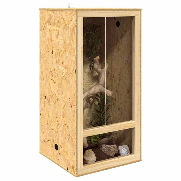 vidaXL Terrarium Bruin 50 x 50 x 100 cm OSB