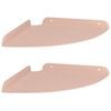 vidaXL Hoek Vloeiende Plank Hoekmontage 2 st Roze 24 x 24 x 2 cm