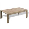 vidaXL Salontafel 110x60x40 cm massief geborsteld acaciahout