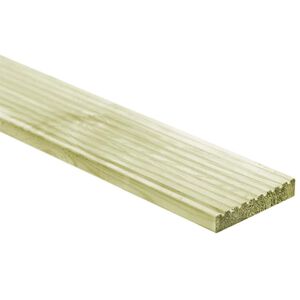 vidaXL Terrasplank 16 st Groen ge&iuml;mpregneerd 1,16 m&sup2;
