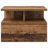 vidaXL Vliegend Nachtkastje 2 pcs Oudhout 40 x 31 x 28 cm Bewerkt hout