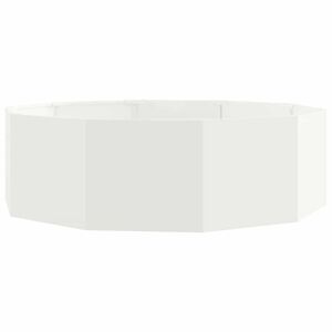 vidaXL Plantenbak Wit 120 x 120 x 35 cm Staal
