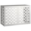 vidaXL Airconditioner hoes zilver 90 x 40 x 60 cm Roestvrij staal