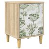 vidaXL Nachtkastje GOTHA Sonoma Eiken 36 x 33 x 50 cm Bewerkt hout