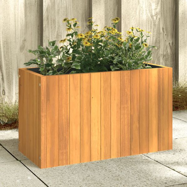 vidaXL Plantenbak 59x27,5x35 cm massief acaciahout