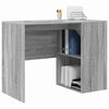 vidaXL Bureau met plank Grijs Sonoma 102 x 50 x 75 cm Bewerkt hout