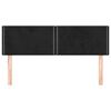 vidaXL Hoofdborden 2 st 72x5x78/88 cm fluweel zwart