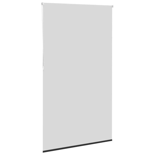 vidaXL Rolgordijn verduisterend 125x230 cm stofbreedte 121,6 cm zwart