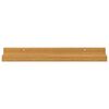 vidaXL Wandplank met plank 2 pcs Beige 40 x 9 x 3 cm Bewerkt hout