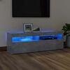 vidaXL Tv-meubel met LED-verlichting 120x35x40 cm betongrijs