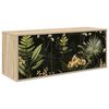 vidaXL Wandgemonteerd tv-meubel RHENEN 102 x 33 x 40 cm Sonoma Eiken