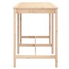 vidaXL Tuintafel 159,5x82,5x110 cm massief grenenhout