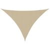 vidaXL Zonnescherm driehoekig 4,5x4,5x4,5 m oxford stof beige