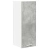 vidaXL Hangkast Beton Grijs en Wit 30 x 31 x 80 cm Bewerkt hout