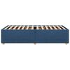 vidaXL Bedframe zonder matras 80x200 cm stof blauw