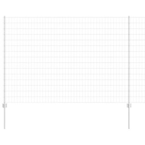 vidaXL Euro-hek met palen 10 x 1,5 m Gegalvaniseerd staal Mesh