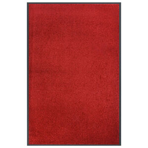 vidaXL Deurmat 80x120 cm rood