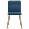 vidaXL Eetkamerstoelen 2 st stof blauw